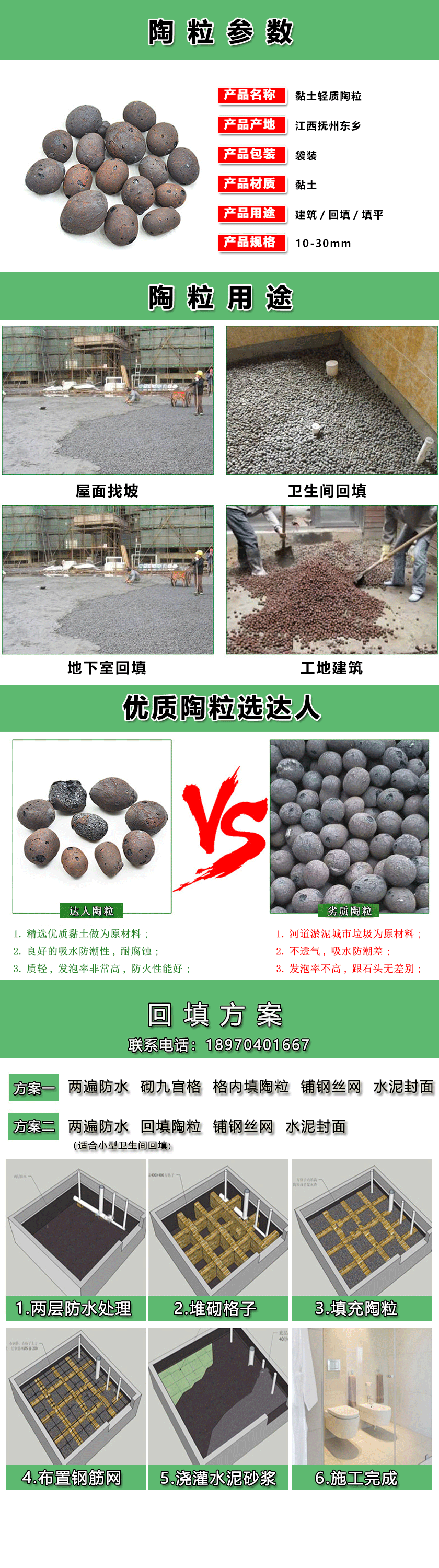 潘陽縣陶粒廠家、潘陽縣陶粒批發、潘陽縣陶粒回填衛生間要多少錢